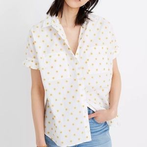 madewell Sun Embroidered Courier Shirtsize S